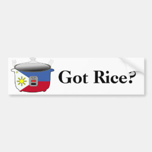 Got Rice/Filipino Rice Cooker Bumper Sticker