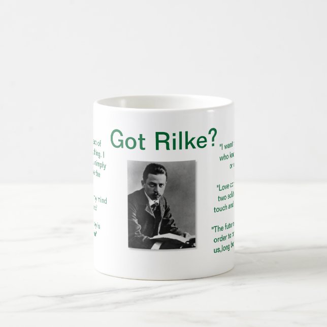 "Got Rilke" Coffee Mug (Center)