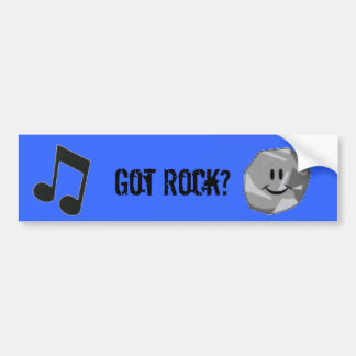 Got Rock? Bumper Sticker