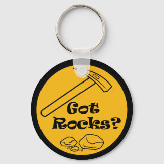 Got  Rocks? Rockhound Button Key Ring