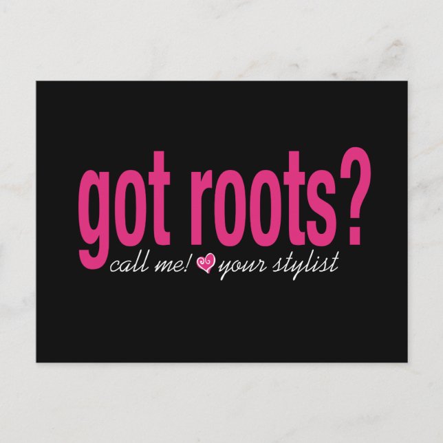 got roots? Postcard (Front)