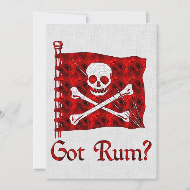 Got Rum? Invitation (Front)