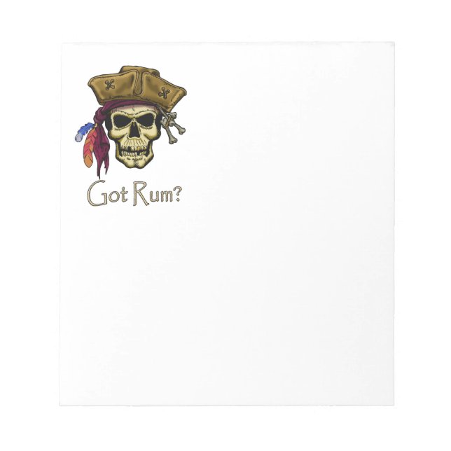 Got Rum? Notepad (Front)