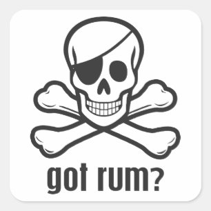 Got Rum? Square Sticker