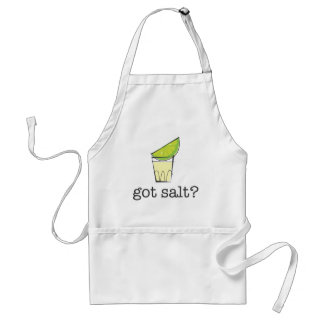 Got Salt? Tequila Shot with Lime Standard Apron