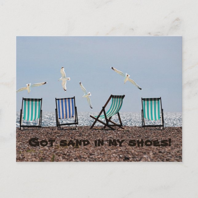 Got Sand In My Shoes! Postcard (Front)