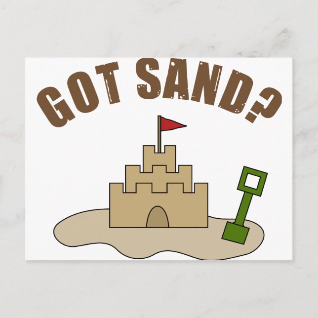 Got Sand? Postcard (Front)