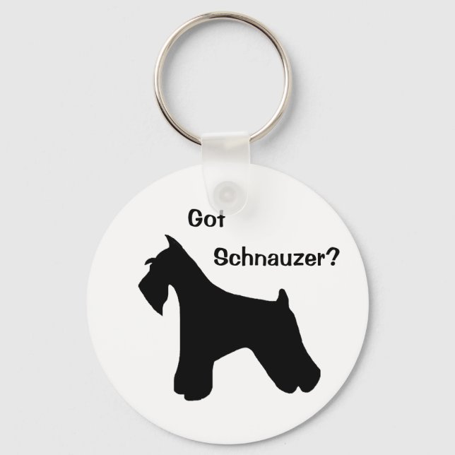 Got Schnauzer Keychain (Front)