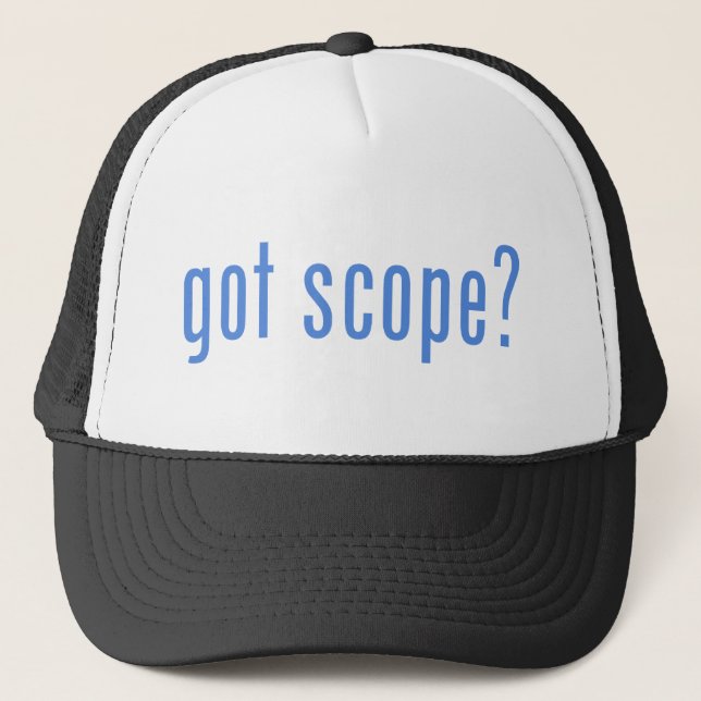 got scope? trucker hat (Front)