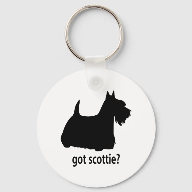 Got Scottish Terrier Key Ring (Front)