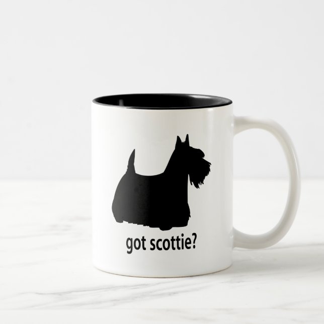Got Scottish Terrier Two-Tone Coffee Mug (Right)