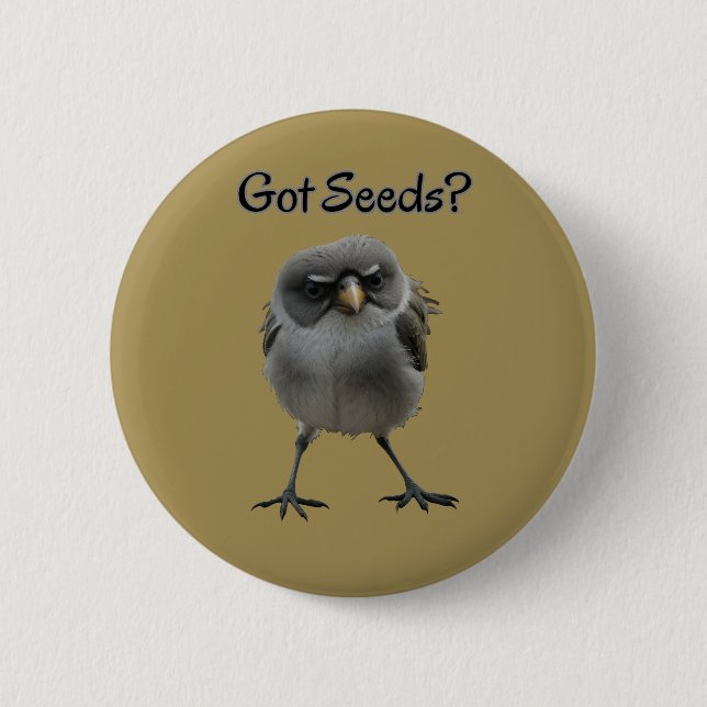 Got Seeds 6 Cm Round Badge (Front)