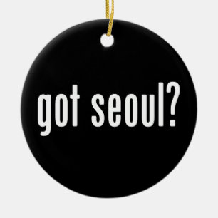 got seoul? ceramic ornament