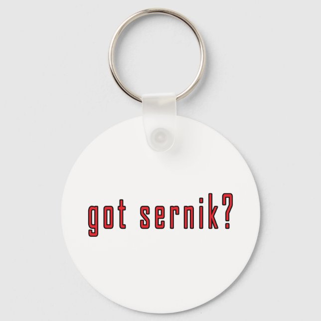 got sernik? key ring (Front)