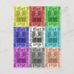 Got Shakespeare? Get Shakespeare Postcard