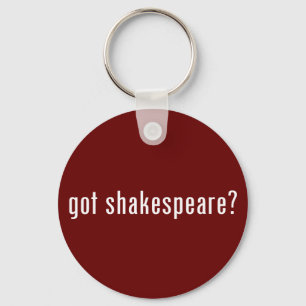 got shakespeare? key ring
