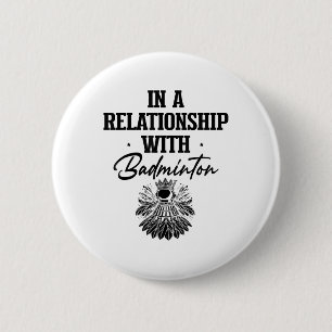 Got Shuttle Badminton Player Shuttle Racket  6 Cm Round Badge