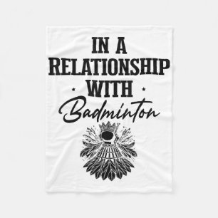 Got Shuttle Badminton Player Shuttle Racket  Fleece Blanket