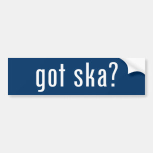 got ska? bumper sticker