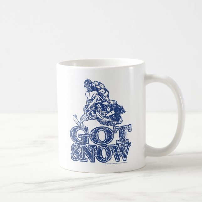 Got-Snow-Distressed-Blue Coffee Mug (Right)