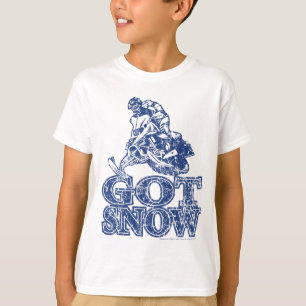 Got-Snow-Distressed-Blue T-Shirt