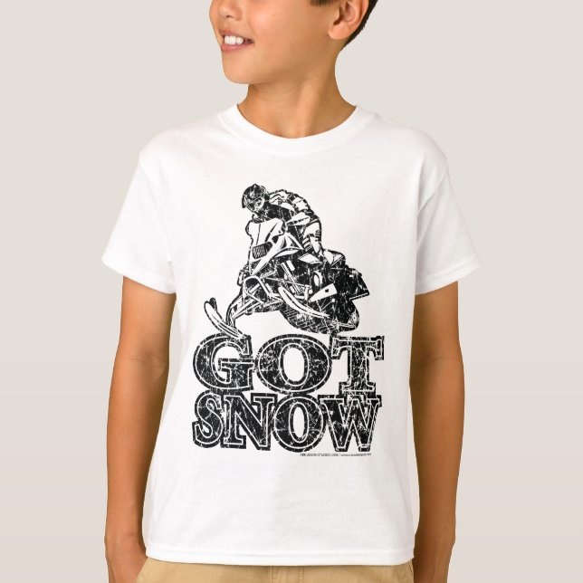 Got-Snow-Distressed T-Shirt (Front)