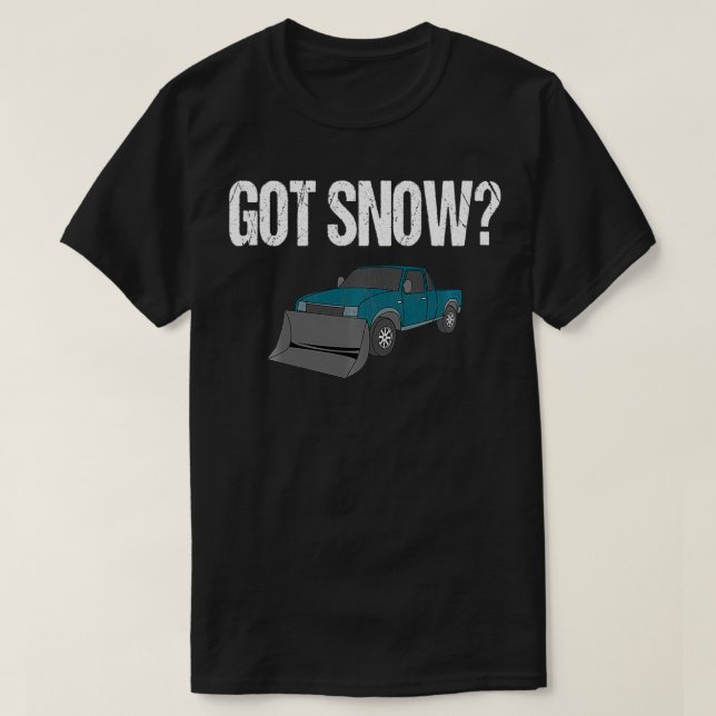 Got Snow  Snow Plough Truck Pullover  (Design Front)