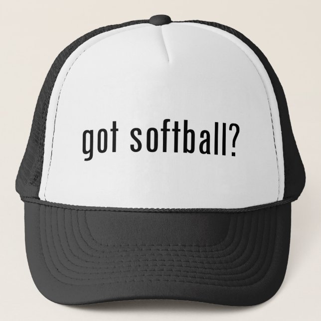 got softball? trucker hat (Front)
