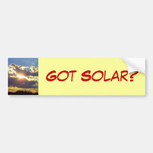 Got Solar Bumper Sticker