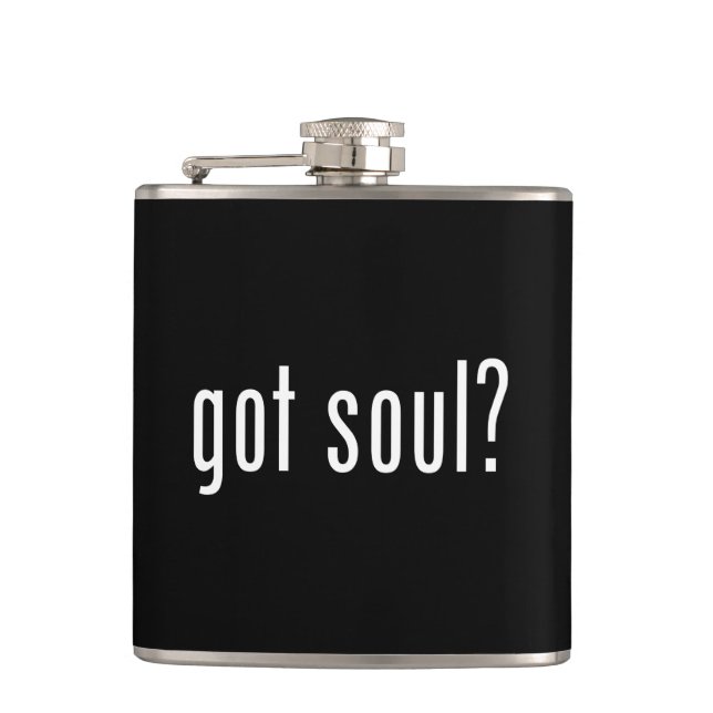 got soul? hip flask (Front)
