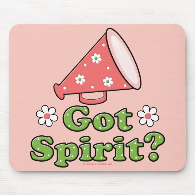 Got Spirit Cheerleader Mousepad (Front)