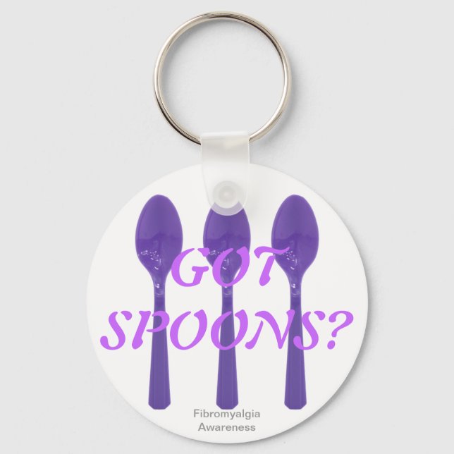 Got Spoons? Key Ring (Front)