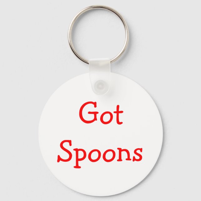 Got Spoons Key Ring (Front)