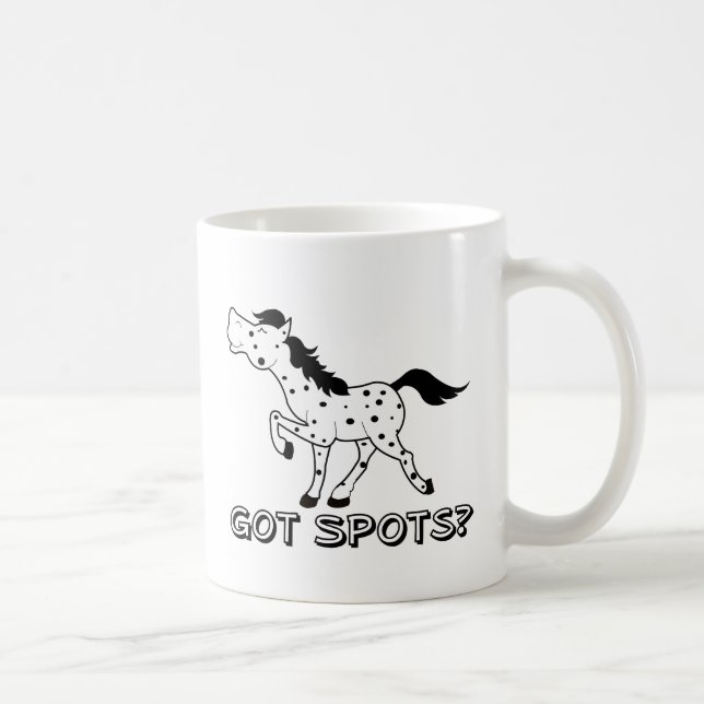 Got Spots? Appaloosa Horse Coffee Mug (Right)