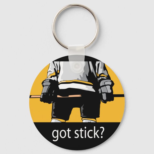 Got Stick? Key Ring (Front)