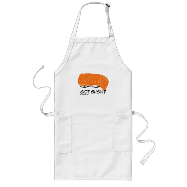 Got Sushi? Long Apron (Front)