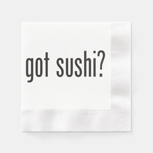 got sushi napkin (Front)