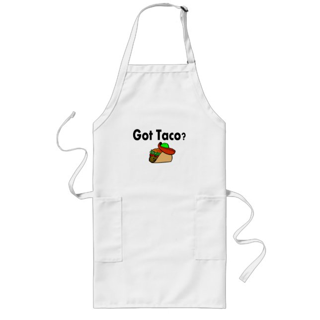 Got Taco Long Apron (Front)
