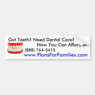 Got Teeth? - Customised Bumper Sticker