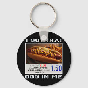 Got That Dog In Me Funny Hotdogs Combo 4th Of July Key Ring