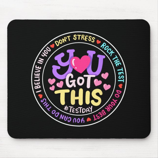 Got This Don#39; #39;t Stress Do Your Best Motivat Mouse Pad (Front)