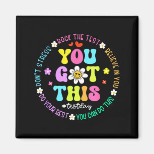 Got this don't stress rock the test test day magnet