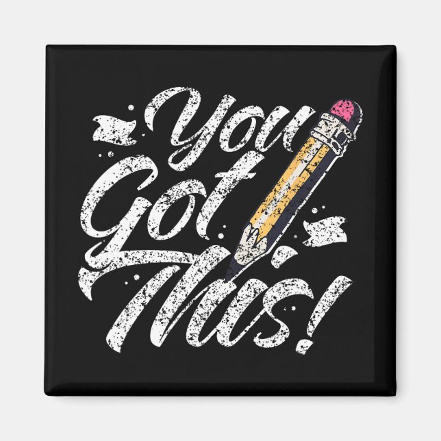 Got This Exam Teacher Test Day Score Testing  Magnet (Front)