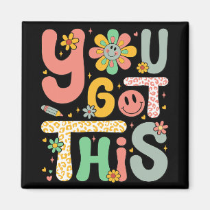 Got This Testing Day Groovy Motivational Teacher S Magnet
