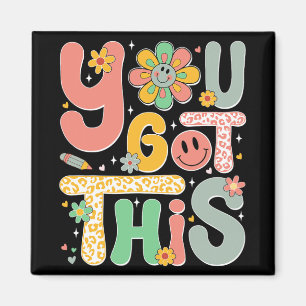 Got This Testing Day Groovy Motivational Teacher S Magnet