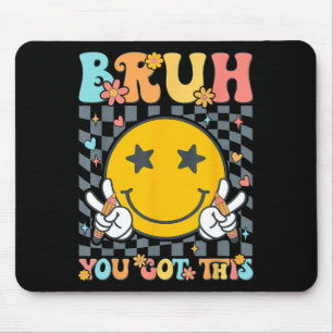 Got This Testing Day Groovy Motivational Teacher S Mouse Pad