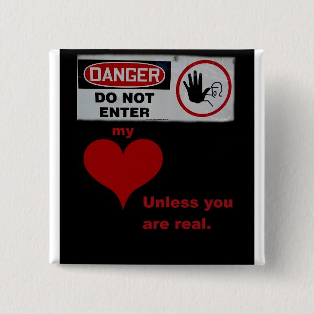 Got to be real 15 cm square badge (Front)