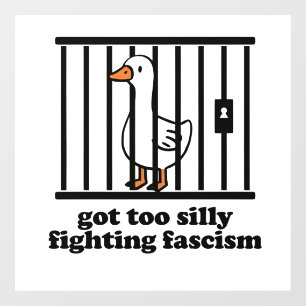 Got Too Silly Fighting Facism No King USA 