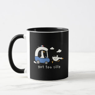 Got Too Silly Funny Goose in Jail Mug