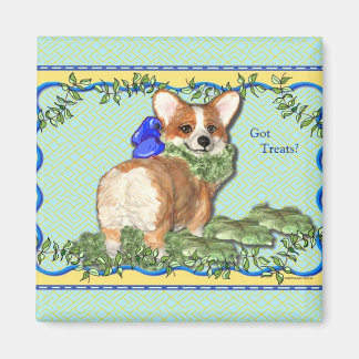 "Got Treats?"  Corgi Magnet